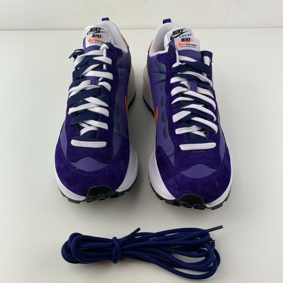 Nike Sacai Vaporwaffle Size 8.5 Mens Dark Iris Sue - Picture 7 of 12